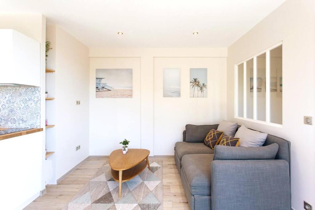 L36 Sea View Terrace 10Min Walking To Sea/Parking & Ac Apartment นีซ ภายนอก รูปภาพ